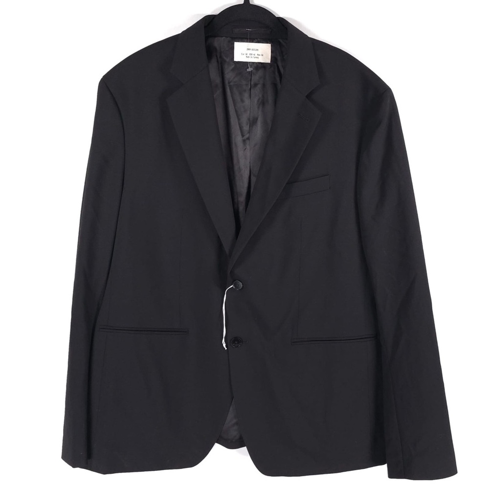 ZARA ORIGINS NWOT 100% WOOL 2 Button Blazer Sport Coat 1564/104/800 Size 46 - Picture 11 of 14